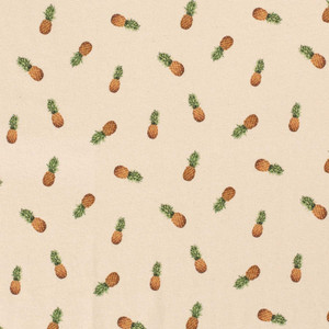 Pineapples on Organic Cotton Lycra Pineapples on Organic Cotton Lycra
