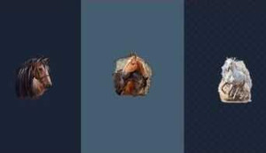 Horses on Blue French Terry 29" Panel Set