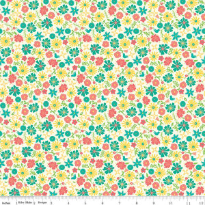 Riley Blake Cottage Floral Quilting Cotton Riley Blake Cottage Floral Quilting Cotton