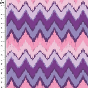Purple Chevron Viscose Jersey Purple Chevron Viscose Jersey