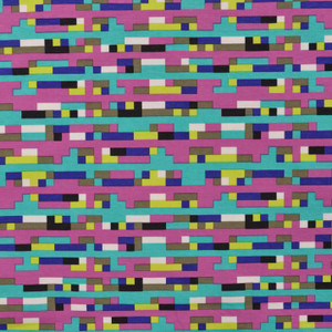 Violet Pixels Cotton Lycra Violet Pixels Cotton Lycra