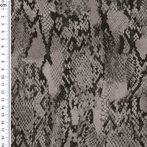 Gray Snakeskin Cotton Lycra Gray Snakeskin Cotton Lycra