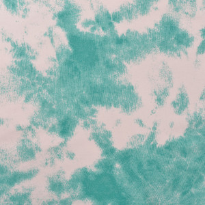 Aqua Tie Dye French Terry Knit Aqua Tie Dye French Terry Knit