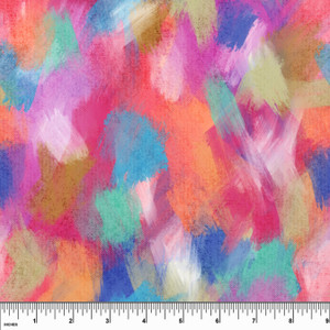 Custom Rainbow Kaleidoscope Cotton Lycra Knit Custom Rainbow Kaleidoscope Cotton Lycra Knit