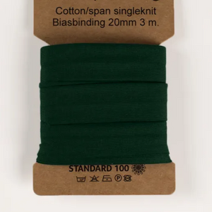 Hunter Green Cotton Lycra Binding - 3 Meter Package Hunter Green Cotton Lycra Binding - 3 Meter Package