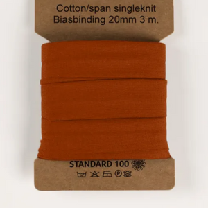 Rust Cotton Lycra Binding - 3 Meter Package Rust Cotton Lycra Binding - 3 Meter Package