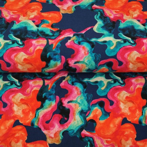 Colorful Swirl Cotton Lycra Colorful Swirl Cotton Lycra