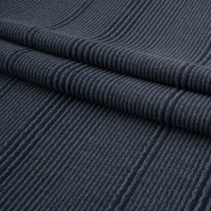 Knit Rib Jersey Fabric,4x2 Ribbed Textured Stretch Material for