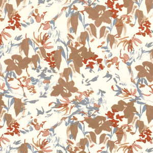 Neutral Floral Viscose Jersey Neutral Floral Viscose Jersey