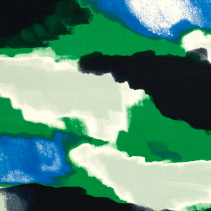 Green & Blue Abstract Viscose Jersey Green & Blue Abstract Viscose Jersey