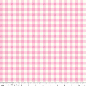 Riley Blake Barbie™ World Gingham Pink Quilting Cotton Riley Blake Barbie™ World Gingham Pink Quilting Cotton