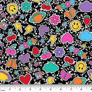 School Notebook Stickers Cotton Lycra Knit School Notebook Stickers Cotton Lycra Knit