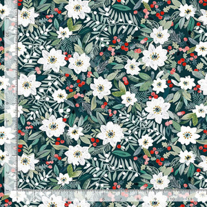 Dear Stella Holiday Poinsettias Quilting Cotton Dear Stella Holiday Poinsettias Quilting Cotton