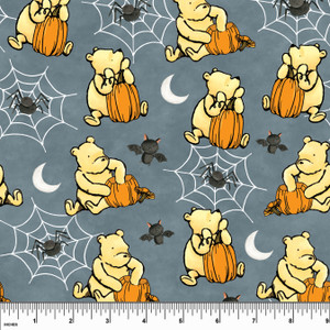 Custom Winnie the Pooh Halloween Cotton Lycra Knit Custom Winnie the Pooh Halloween Cotton Lycra Knit