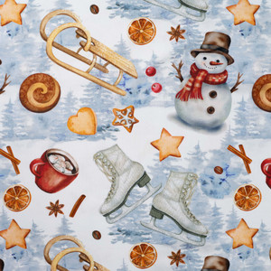 Winter Wishes Cotton Lycra Knit Winter Wishes Cotton Lycra Knit