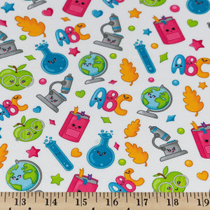 Smiling School Supplies Double Brushed Poly