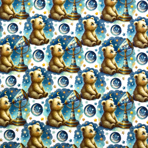 Astronomer Bear Cotton Lycra Knit