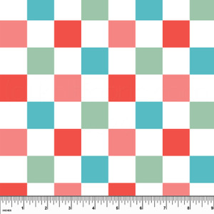 Custom Valentine Check Cotton Lycra Knit Custom Valentine Check Cotton Lycra Knit