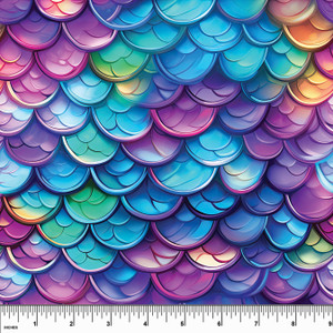 Custom Rainbow Mermaid Scales UV 50+ Swim Custom Rainbow Mermaid Scales UV 50+ Swim