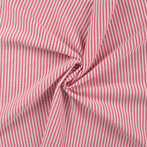 Red Striped Seersucker