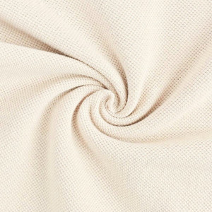 Ivory 100% Cotton Pique Knit Ivory 100% Cotton Pique Knit