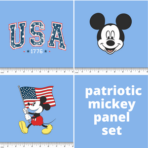 Custom Patriotic Mickey Panel Set