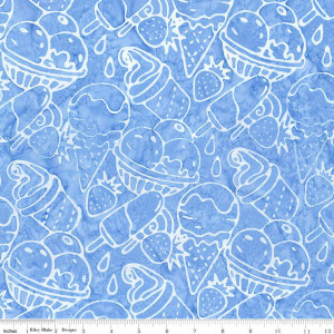 Riley Blake Batiks Places You'll Go Light Cornflower Quilting Cotton Riley Blake Batiks Places You'll Go Light Cornflower Quilting Cotton