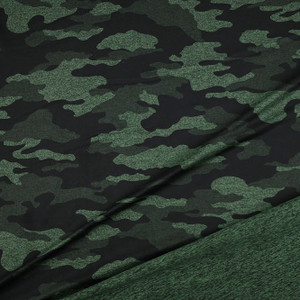 Hunter Green Camo Reversible Premium Athletic Knit