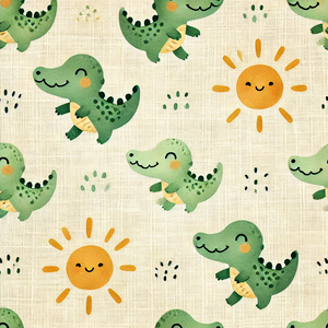 Mr. Crocodile Cotton Lycra Knit