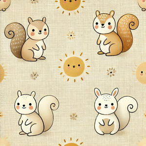 Squirrels & Suns Cotton Lycra Knit