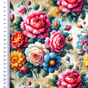 Rose Garden Viscose Lycra