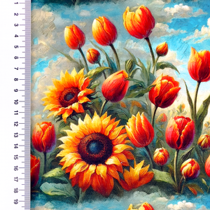 Sunflower Sky Viscose Lycra