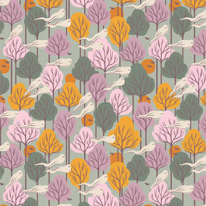 Art Gallery Phantom Forest Fog Quilting Cotton Art Gallery Phantom Forest Fog Quilting Cotton