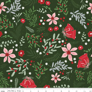 Riley Blake Mistletoe & Holly Quilting Cotton Riley Blake Mistletoe & Holly Quilting Cotton