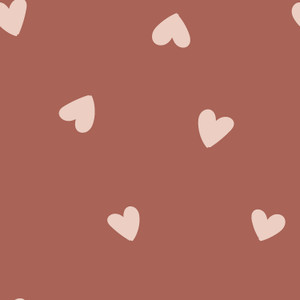 Tossed Hearts on Brick French Terry Tossed Hearts on Brick French Terry