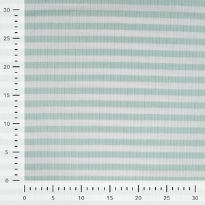 Mint Yarn Dyed Stripe Rib Knit
