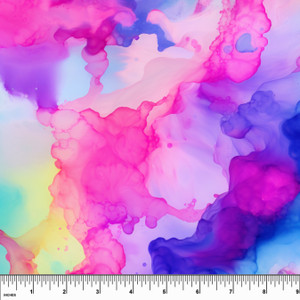 Rainbow Ink Tie Dye Softshell