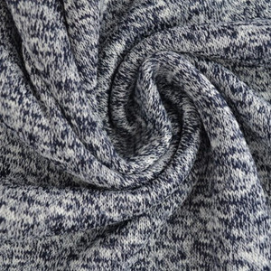 Navy Melange Knitted Sweater Fleece Navy Melange Knitted Sweater Fleece