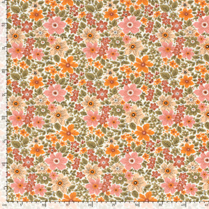 Sage & Blush Floral Poplin