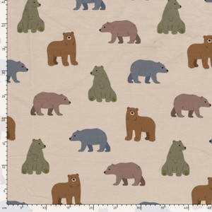Bears on Tan French Terry