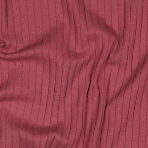 Dark Blush 8x2 Jersey Rib Knit