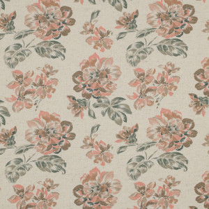 Rose Garden on Ecru Linen Jersey