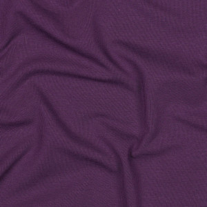 Eggplant Organic Cotton Lycra Knit