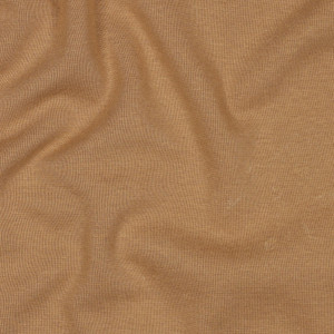 Camel Organic Tubular 1x1 Rib Knit