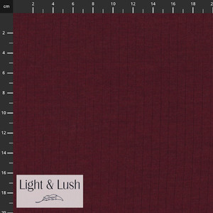 Stof Fabrics Burgundy Merino Wool Rib