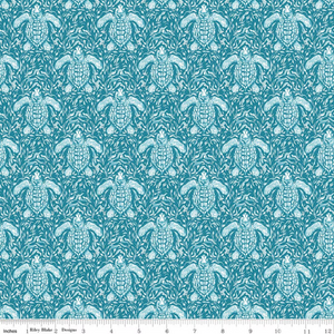 Riley Blake Reef Turtles Deep Water Quilting Cotton