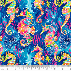 Custom Preppy Seahorse Swim