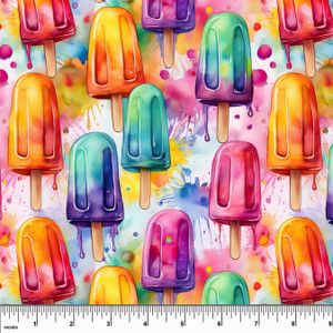 Custom Rainbow Popsicles Swim
