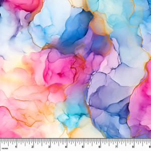 Custom Rainbow Ink Dye Swim