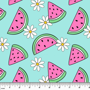 Custom Watermelon Daisy Swim